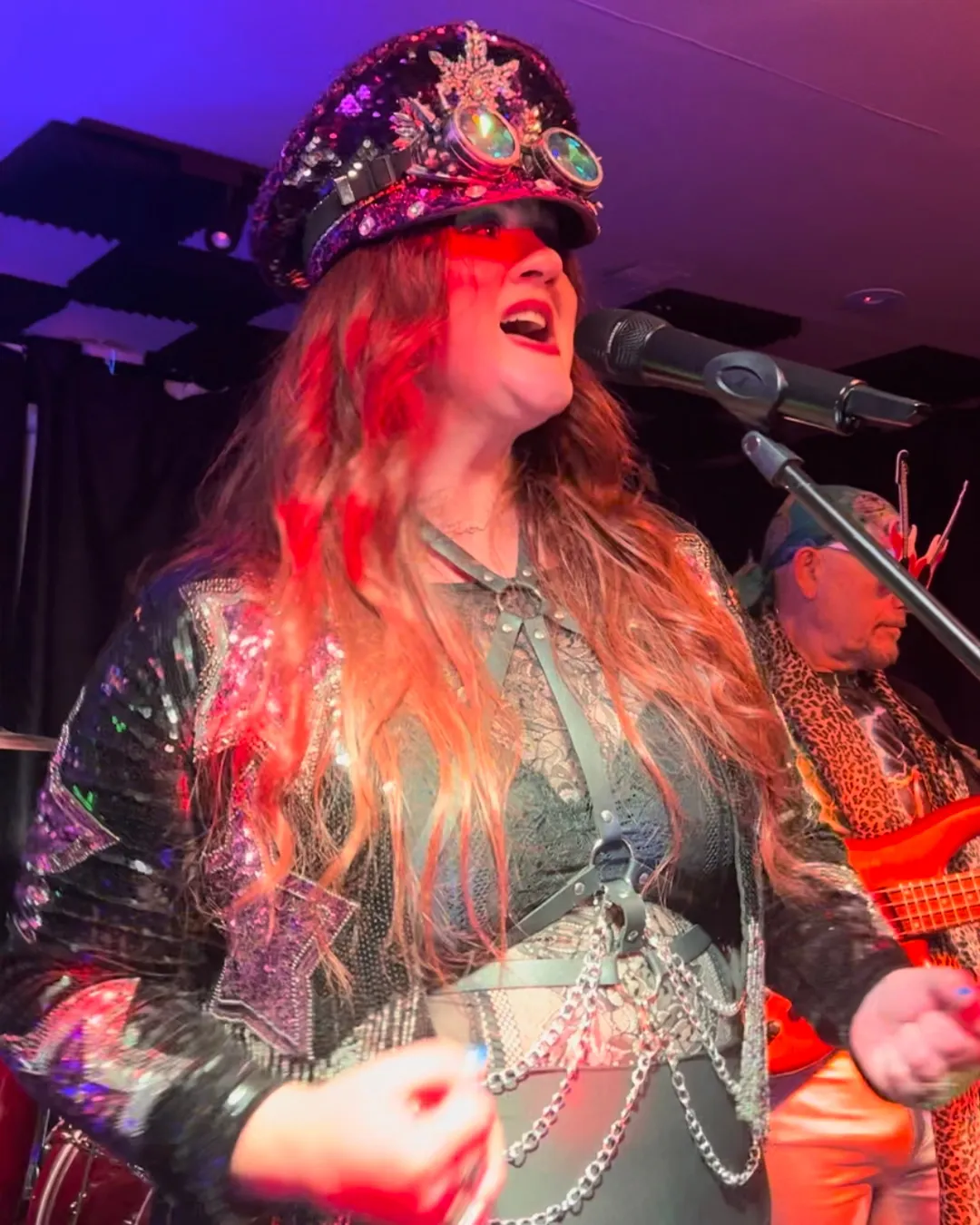 Milandra Psycho Sequinz Glam Rock Band